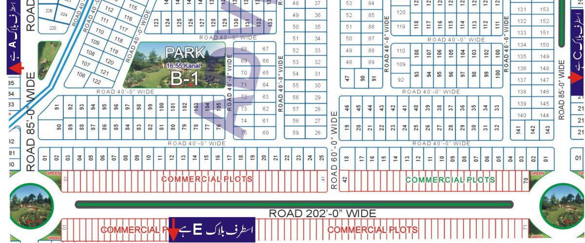 Fda city map block B, faisalabad property dealers, fda city faisalabad ...